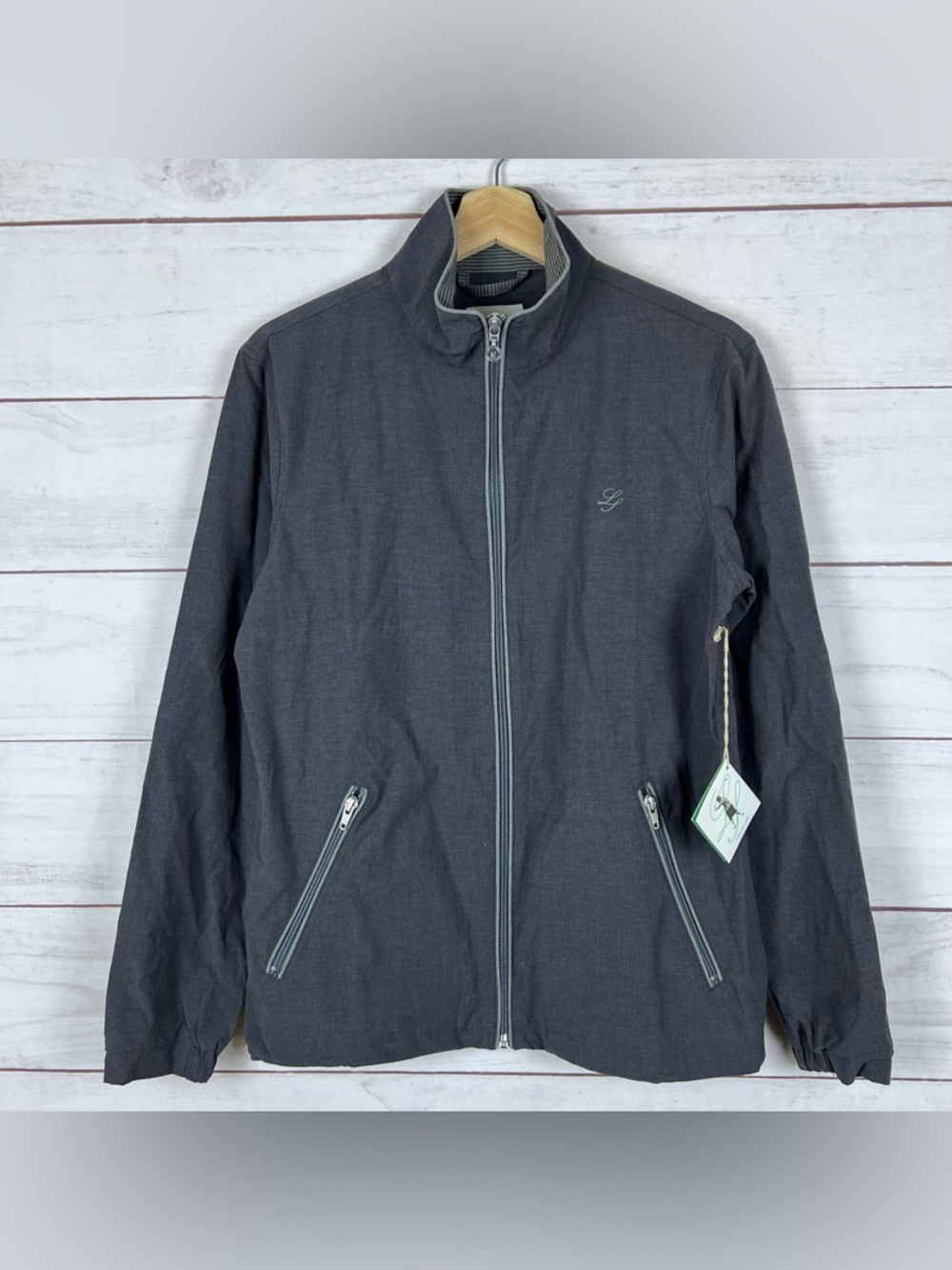 NWT LINKSOUL GOLF FULL ZIP JACKET LSW501 Women’s Size Medium Black